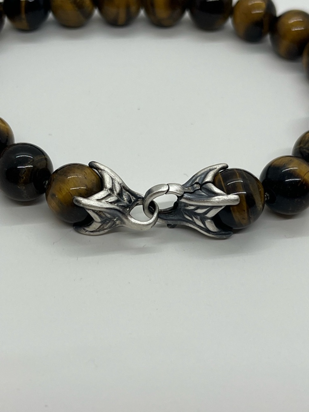 David Yurman, yellow tiger eye spiritual beads bracelet 8mm - Picture 5 of 6